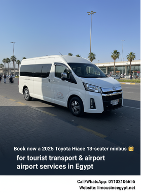 How to Book Your Toyota Hiace 14-Seater Minibus for Cairo Airport