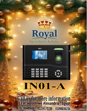 نظام حضور والانصراف ZKTeco يتعرف على الكارت و البصمة IN01-A