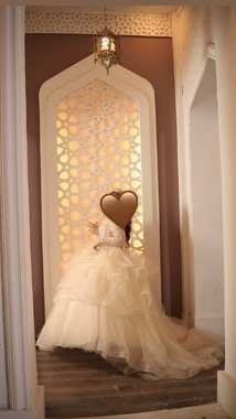 dress engagementفستان خطوبه اتلبس مره واحده تصميمه منفوش يلبس وزن لحد